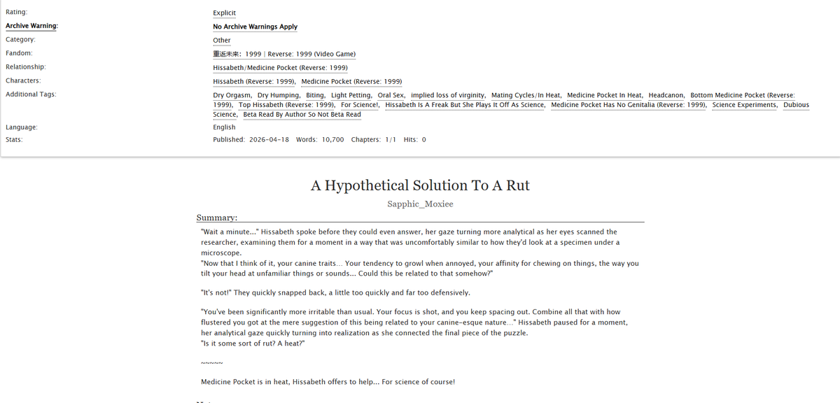 TimelyMoxiee's tweet photo. AFTER FOUR MONTHS(Two for y'all😭) MY HISSAPOCKET FIC IS FINALLY DONE HOPE Y'ALL ENJOY ‼️‼️‼️ #Hissabeth #MedicinePocket #Hissapocket
https://t.co/ZBvZfYiseq https://t.co/lokGadsNLu