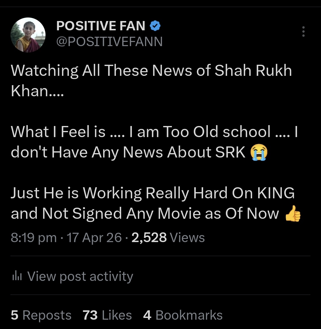 POSITIVE FAN tweet media