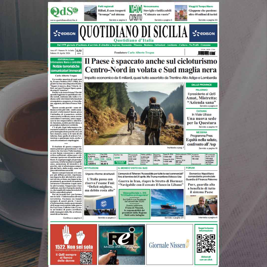QdSit's tweet image. La prima pagina di oggi
#QDS #QdSNotizie
qds.it