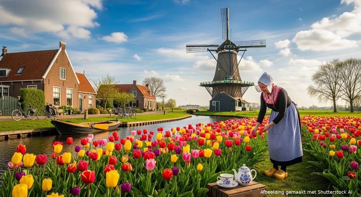 SaskiaHeijden's tweet photo. Voor mij is Nederland de tulpen en de klompen met schapen en koeien in de wei met sloten en oude molens en paarden horen erbij

Met Nederlandse vissers met havens en het jaargetij 
Voor mij is Nederland kaas, bloemkool, aardappels, appelmoes en in de zomers verse aardbei https://t.co/H1APdxeHbE