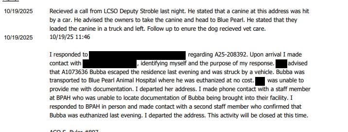 Blanco died due to carelessness of Humans and Animals United's foster Lori Lynn Smith.

READ Blanco's story and the 2nd screen shot which is rock solid proof of the allegations of #rosafond and #haau being complacent about the DEATH of the rescue's dogs.

haauexposed.com/blancos-story/