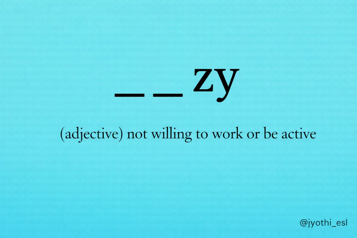 Jyothi_esl's tweet image. Can you guess the word?
Happy weekend!
#LearnEnglish 
#Vocabulary 
#ESL