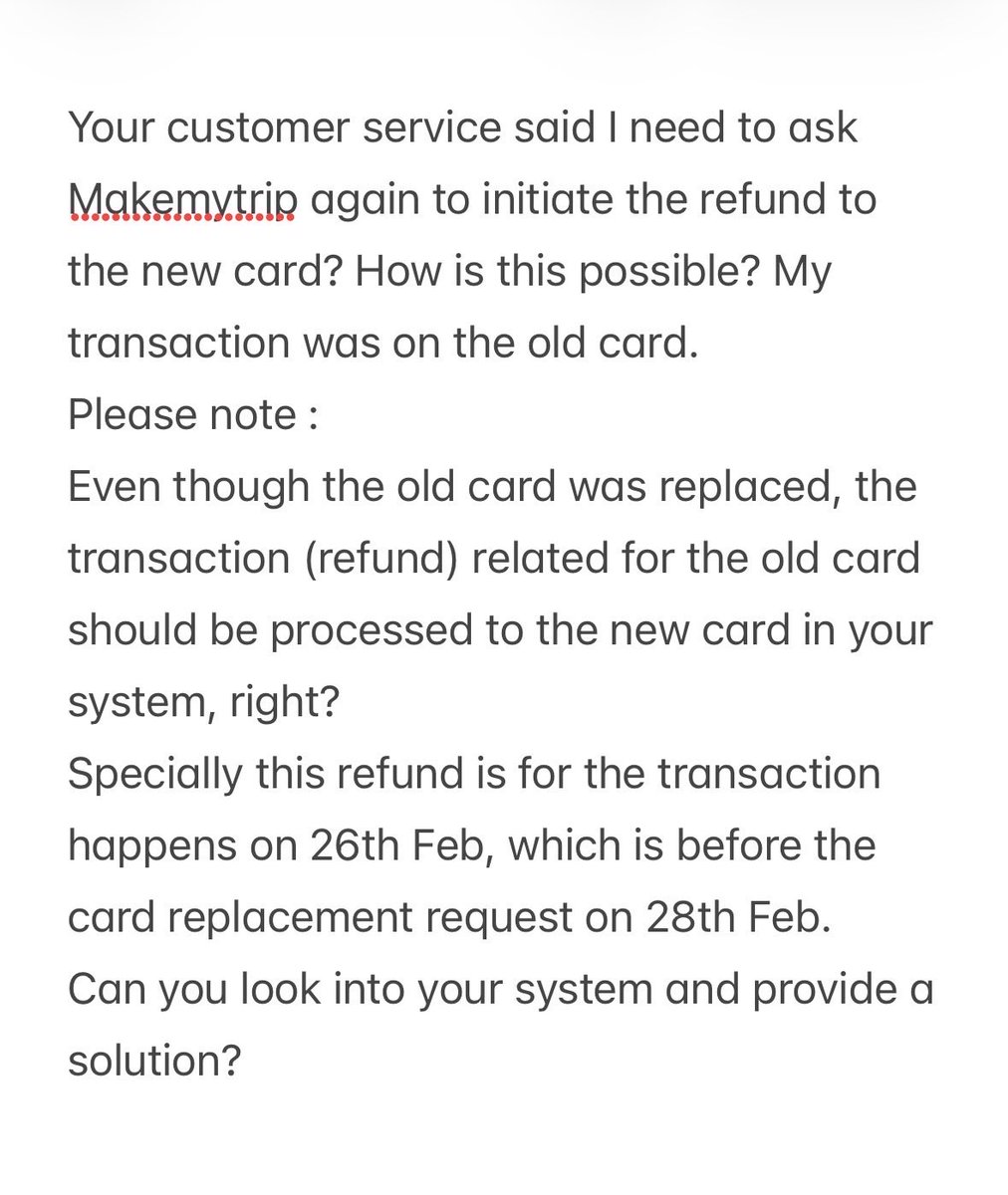 ningningsg's tweet photo. @EmiratesNBD_AE , there is a clear #operations gap in your process.
Your customer service just cut the phone without allowing customer to finish their words.
Pls provide a solution for the following:
I can’t ask the merchant to refund another time for no reason?#banking #dubai https://t.co/Q5bNRVXj84