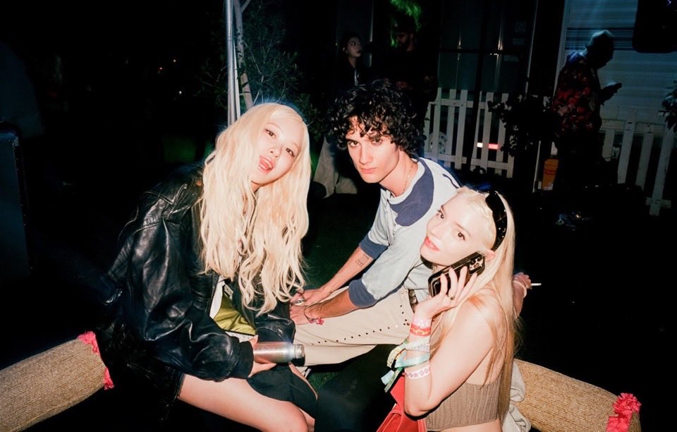 theroseconnect's tweet image. #ROSÉ with Anya Taylor-Joy and Team R 🖤