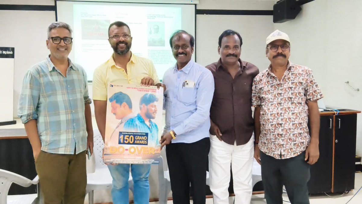 directorsharvi's tweet image. "Heartfelt thanks to the festival team🎊29th Social Justice Film Festival 2026🙏"'Do Over' screening Time 😊  'Do Over' hits a huge milestone😊4 Years,150 awards and counting! Grateful for this recognition🙏  #DoOver #AwardWinner #FilmFestival #directorsharvi