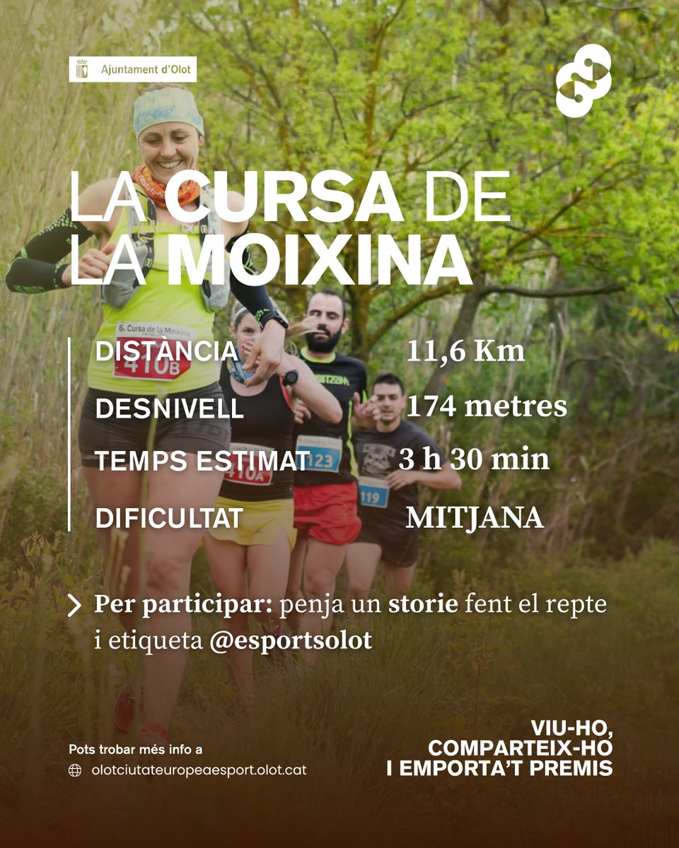 EsportsOlot's tweet photo. 🔓 Desbloquejat el segon repte de la Ciutat Europea de l'Esport!

Es tracta de l'itinerari de la Cursa de la Moixina. Pots fer-lo al llarg d'aquest any i al teu ritme. Recorda fer-te una fotografia fent el repte per entrar als sortejos

ℹ️https://t.co/iEvVaNBQVp

#Olot #Olotesmou https://t.co/tab0pXB2jZ