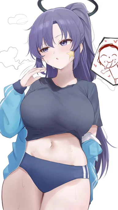 汗ばむユウカ(体操服) #ブルアカ