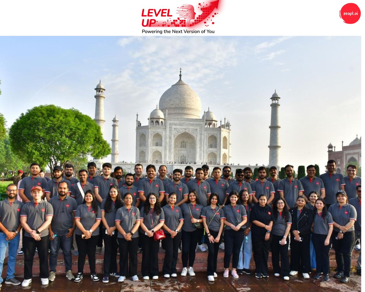 ZeaplAi's tweet photo. High-performing teams aren’t built in boardrooms alone 🔥
Sometimes all it takes is one epic journey, a few games, and real conversations.
We ditched the grind, headed to Agra, travelled together, laughed harder, and came back UNSTOPPABLE 💪

#TeamZeapl #Zamily #Offsite #LevelUp https://t.co/Tiz4XrNLFh
