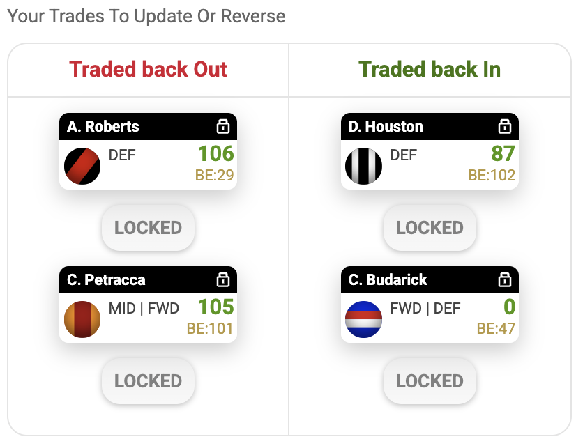 SuperCoachGodYT's tweet image. Happy with these trades, Roberts role might be more disgusting than 2024 Luke Ryan. It actually makes me want to munt but I love it. #SuperCoach #AFL