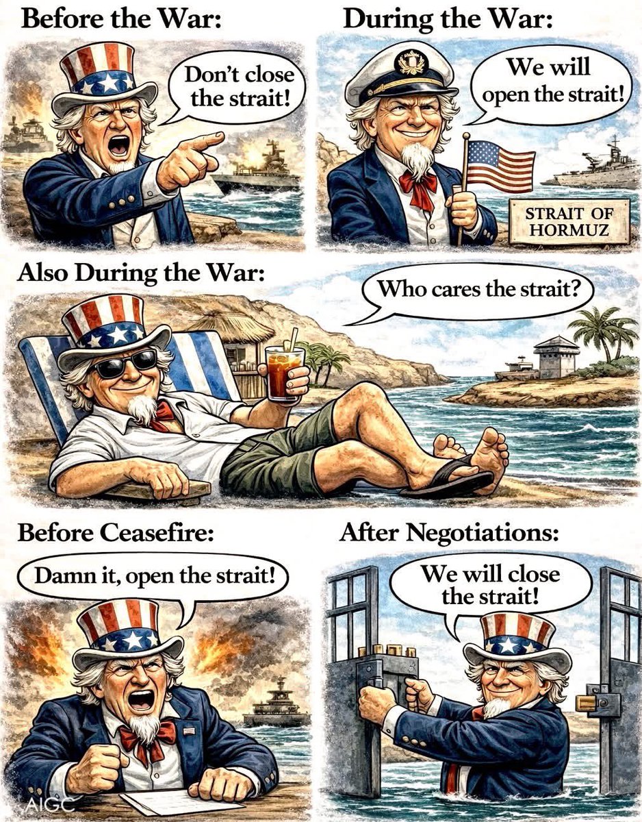MatrixMhmn's tweet photo. Once Upon a Time in Hormuz.
#USA #Israel #Iran #HormuzStrait https://t.co/pZloHbuQS0