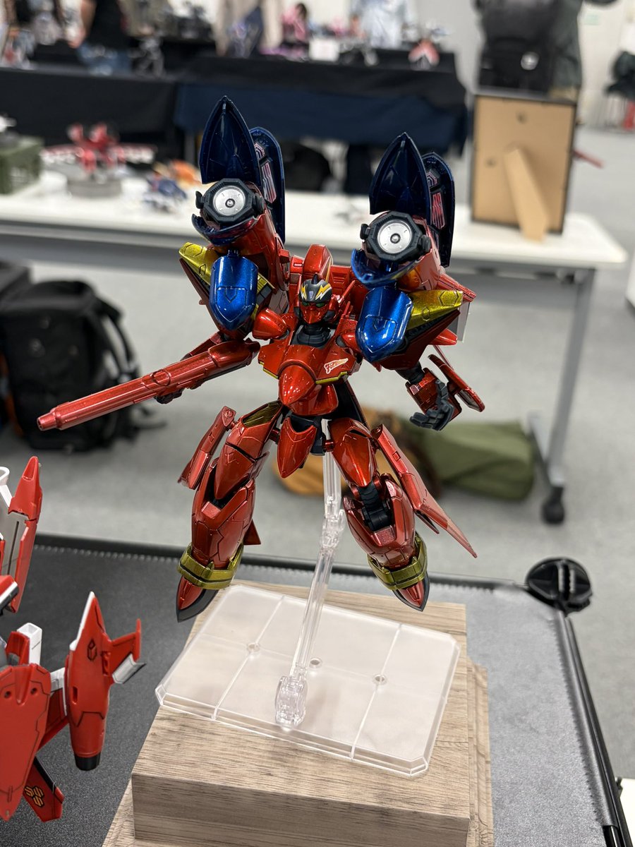 ファイヤーバルキリーがカッコ良い！

#時空系模型展示会
#アニプラ
#マクロス7