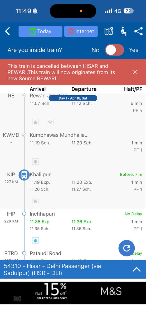 KapilCh69562001's tweet photo. 54310 जब रेलवे एक्सप्रेस ट्रेन से ज़्यादा कमा रही है तो पैसेंजर ट्रेन को बंद कर देना चाहिये पैसेंजर ट्रेन में यात्री नहीं जाते ना सरकार की नज़र में ये ट्रेन कभी भी अपने समय पर नहीं आई और यात्रियों को पागल और बनाते है यहा के कर्मचारी की हमारे पास कोई अपडेट नहीं है@AshwiniVaishnaw https://t.co/UegVT0lySS