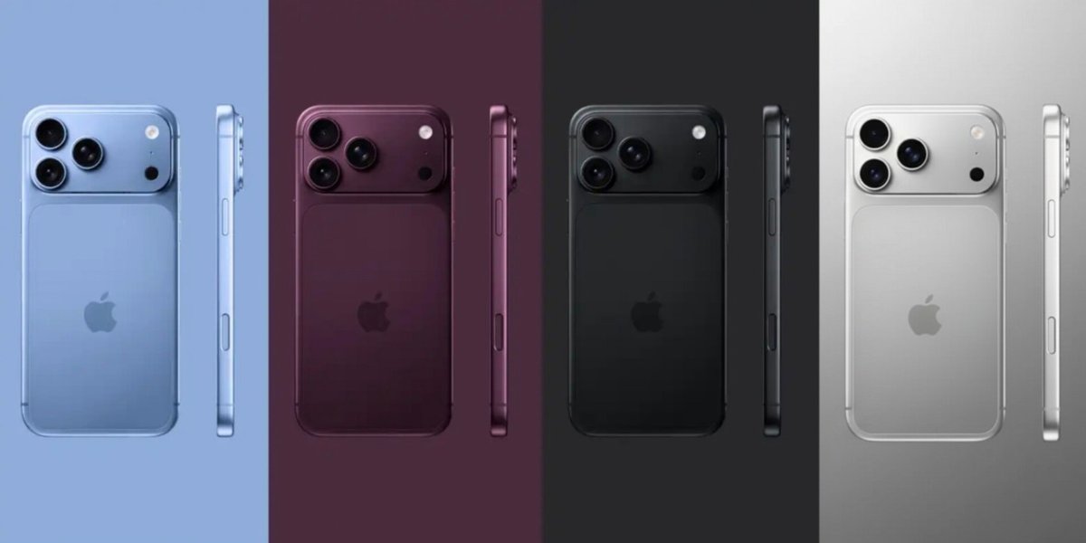 vinishkeshri12's tweet image. iPhone 18 Pro series color options:

• Light Blue (Pantone 2121 C)
• Dark Cherry (Pantone 6076 C)
• Dark Gray (Pantone 426 C)
• Silver (Pantone 427 C)

#Apple #iPhone18Pro #iPhone18ProMax