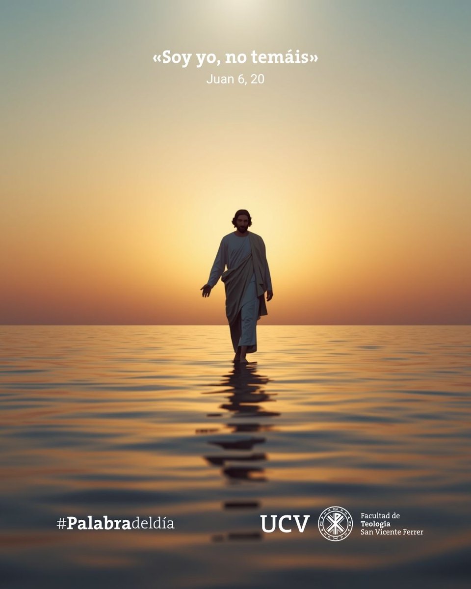 «𝐒𝐨𝐲 𝐲𝐨, 𝐧𝐨 𝐭𝐞𝐦𝐚́𝐢𝐬» (Juan 6,20)
Cristo resucitado es el único que nos quita los miedos, nos salva de la esclavitud del pecado, nos devuelve a la vida y nos hace libres. El Señor siempre va a nuestro encuentro.
▶️bit.ly/PalabraDelDia1
<a href="/ApostoladodelaC/">ApostoladodelaCruz</a> <a href="/FranciSegura/">Francis Segura 📷🗂📚📝🗺🏰🏛 Universo Humanista</a>