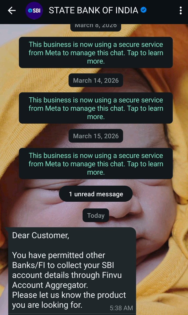 danishYadav07's tweet image. Received an alert from @TheOfficialSBI regarding permission given to Finvu to access my account details. I did not authorize this. Kindly check and help revoke immediately.

 #SBI #Security #Urgent