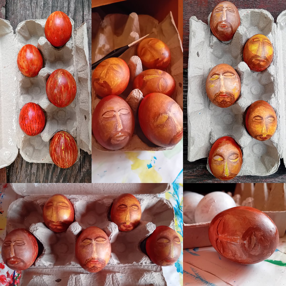 brushvox's tweet image. Painting Easter eggs is about focus, immersion in the spirit of the celebration, and beyond the artistic dimension, it’s charged with spirituality. tarotator.com/what-is-inside… Enjoy! #easter #egg #art #esoteric #attilakarpathy