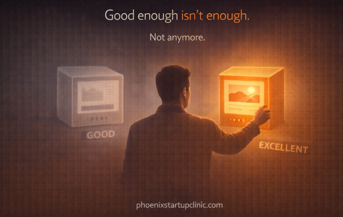 phoenix121122's tweet image. AI didn’t kill SaaS.
It killed “good enough.”

#phoenixstartupclinic #Startups #AI #SaaS #ProductMarketFit #Founders