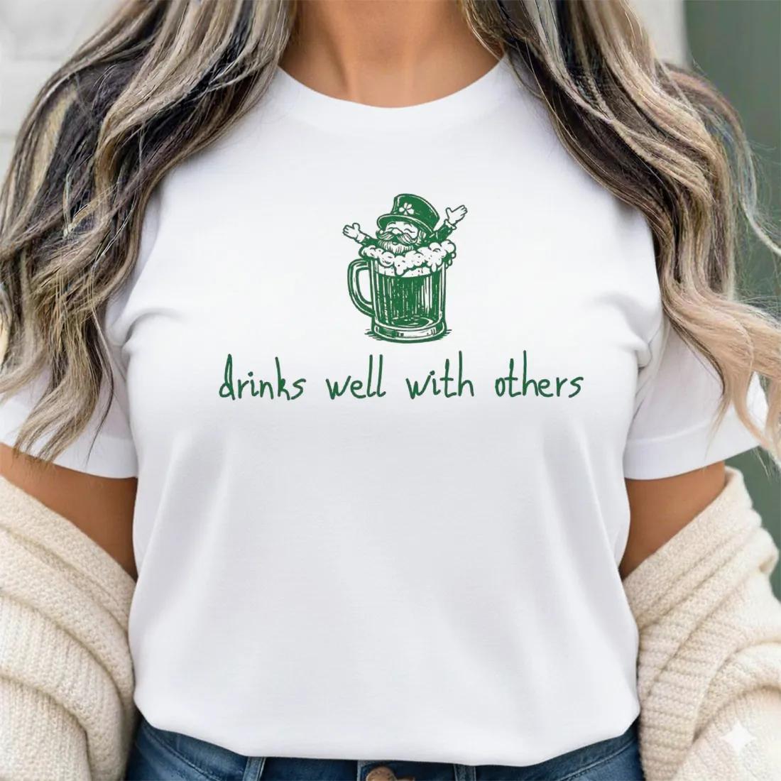 blastteecom's tweet image. Leprechaun Beer St Patrick’s Day Drinks Well With Other Shirt #Leprechaun #StPatricksDay #DrinksWell #Blasttee blasttee.com/product/leprec…