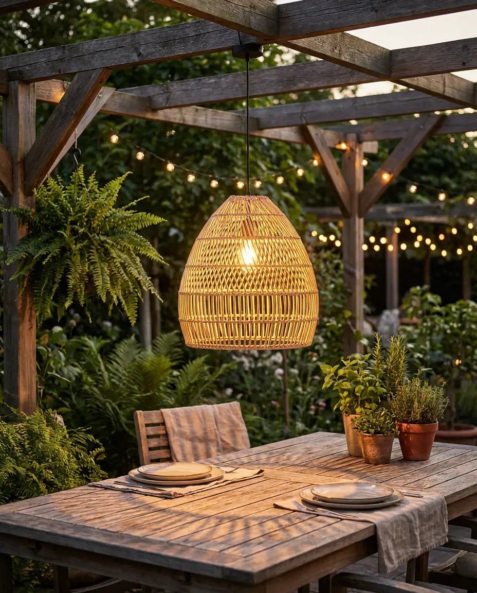 HonorlandNT's tweet image. A lamp that brings the warmth of nature to the night. 🍂
Where hand-woven tradition meets solar innovation. No plugs, no bills, just pure ambiance for your sanctuary.
GardenDesign #SolarLighting #EcoDesign #OutdoorSanctuary #MinimalistHome
