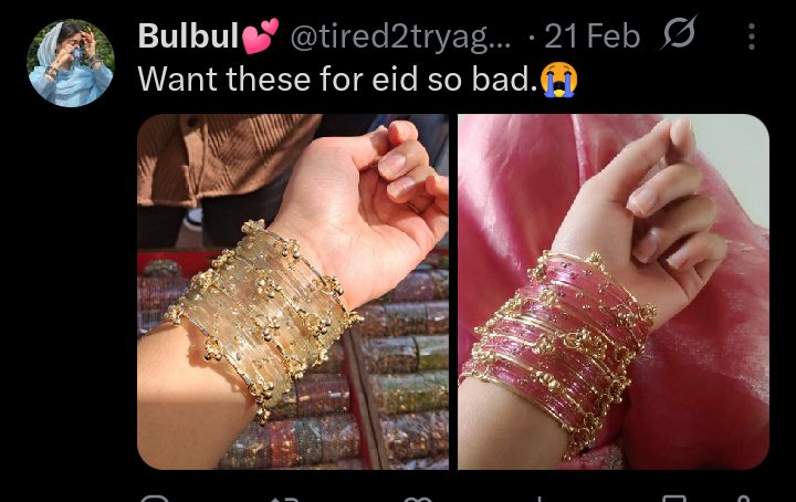 baazayyy's tweet photo. So kashmiri chooriyan is ewww right? https://t.co/HcH7FIyOGs
