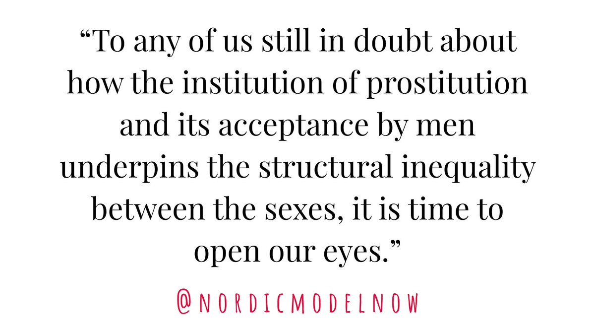 nordicmodelnow's tweet image. #MeToo, sexual harassment and prostitution: joining the dots and demanding change

This is an old piece, from the height of the 2017 #MeToo movement, but it makes some excellent points that are sadly just as relevant today.

“…This story mirrors what women are saying goes on in