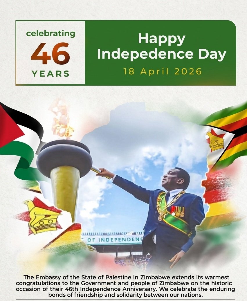 Embassy of The State of Palestine-Zimbabwe tweet media