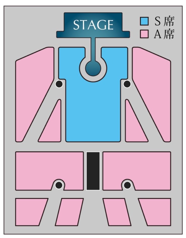 📃集計状況（4/18 15:30時点）
引用元のアップデート版です。

🩵S席
🩷A席

S席から各ブロックの集計をしていきます〜。夜には画像出せるかなと思います（願望ですが）