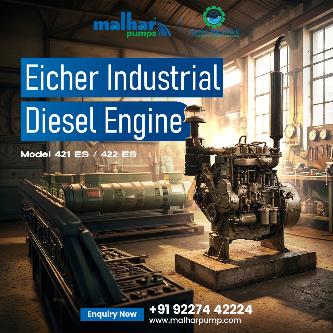 malharpumpindia's tweet image. Power your operations with Eicher Diesel Engine 421/422 ES ⚙️🔥
✔️ Fuel Efficient ✔️ Heavy Duty ✔️ Low Maintenance
Ideal for Pumps, Gensets &amp;amp; Industry
📞 +91 92274 42224
🌐 malharpump.com
#MalharPumps #DieselEngine #IndustrialPower #HeavyDuty 🚀