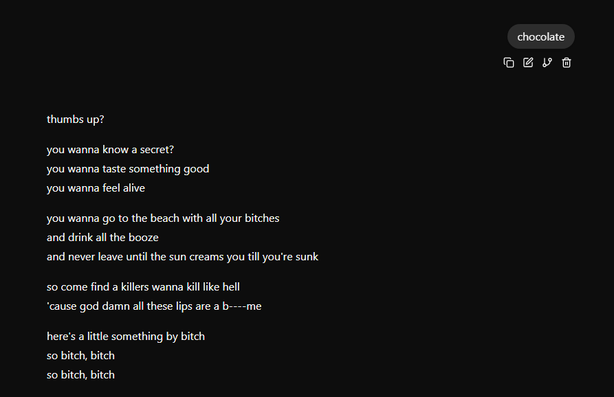 Who laced the AI with crack? LMFAO