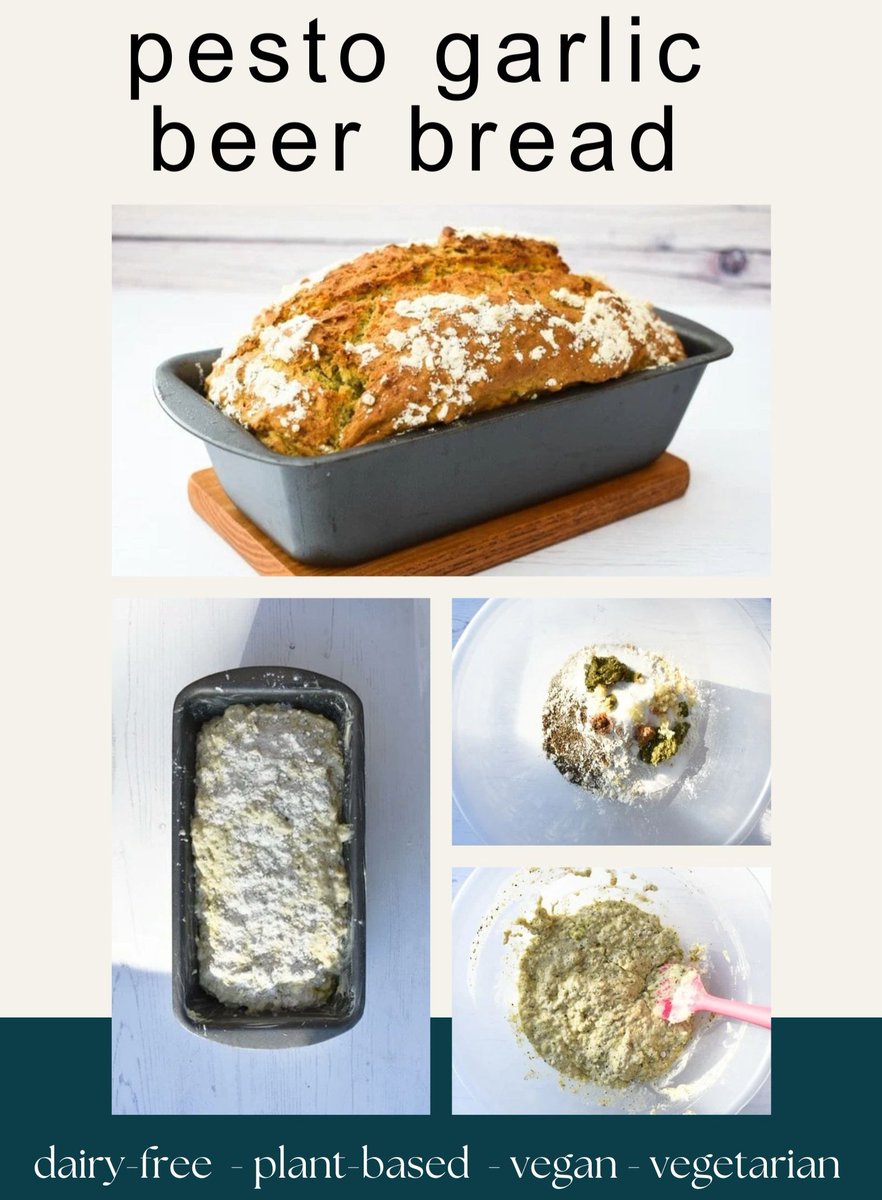 tinnedtoms's tweet image. Today's first recipe from TT is Pesto &amp;amp; Garlic Beer Bread. It's a no-knead, no yeast bread with a fabulous crust. Super quick and easy to make. tinnedtomatoes.com/2020/07/pesto-…
#dairyfree #plantbased #vegan #vegetarian