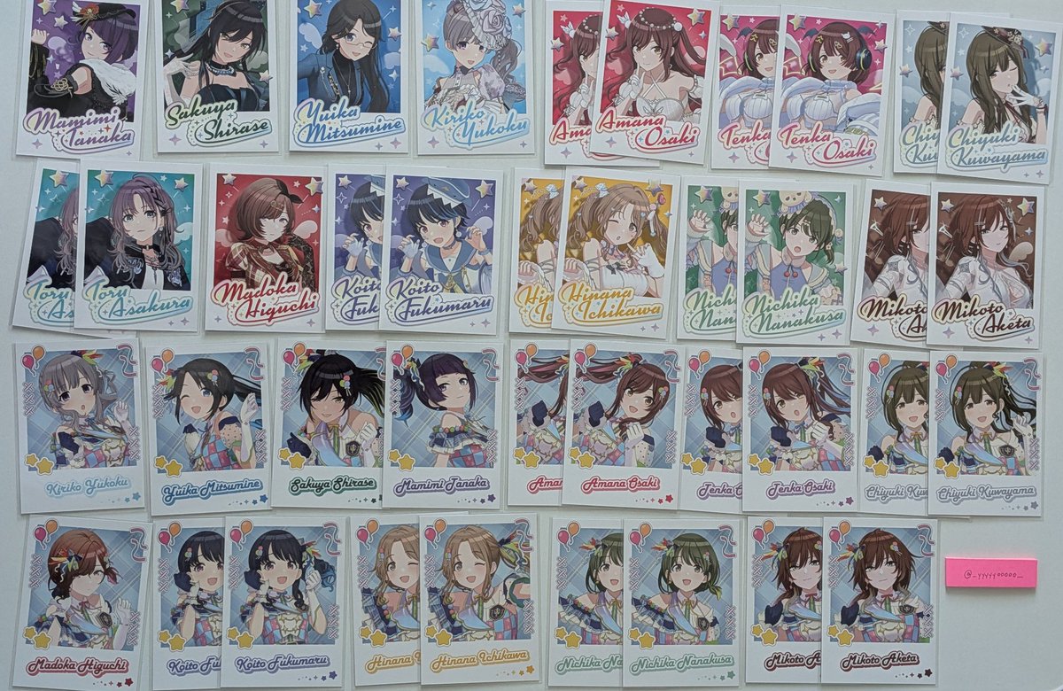 _yyyyyooooo_'s tweet photo. 【交換】シャニマス ぱしゃこれ インスタントフォト風カード フォトカ カードフォリオ

譲）画像1,2,3枚目

求）同種 恋鐘 >> 異種 恋鐘、定価(お断りする可能性があります)

8th両日現地手渡し(26日は開演前のみ)
よろしくお願いいたします。 https://t.co/E5Fj5I2klC