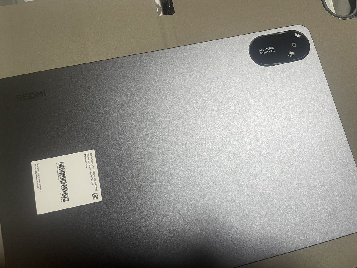 june_n113's tweet photo. 動画垂れ流し用の安め(2万以下)のタブレット届いた！
見た目はかなり良い(^･ｪ･^)

XiaomiのRedmi Pad2 https://t.co/6TWZxq34iP