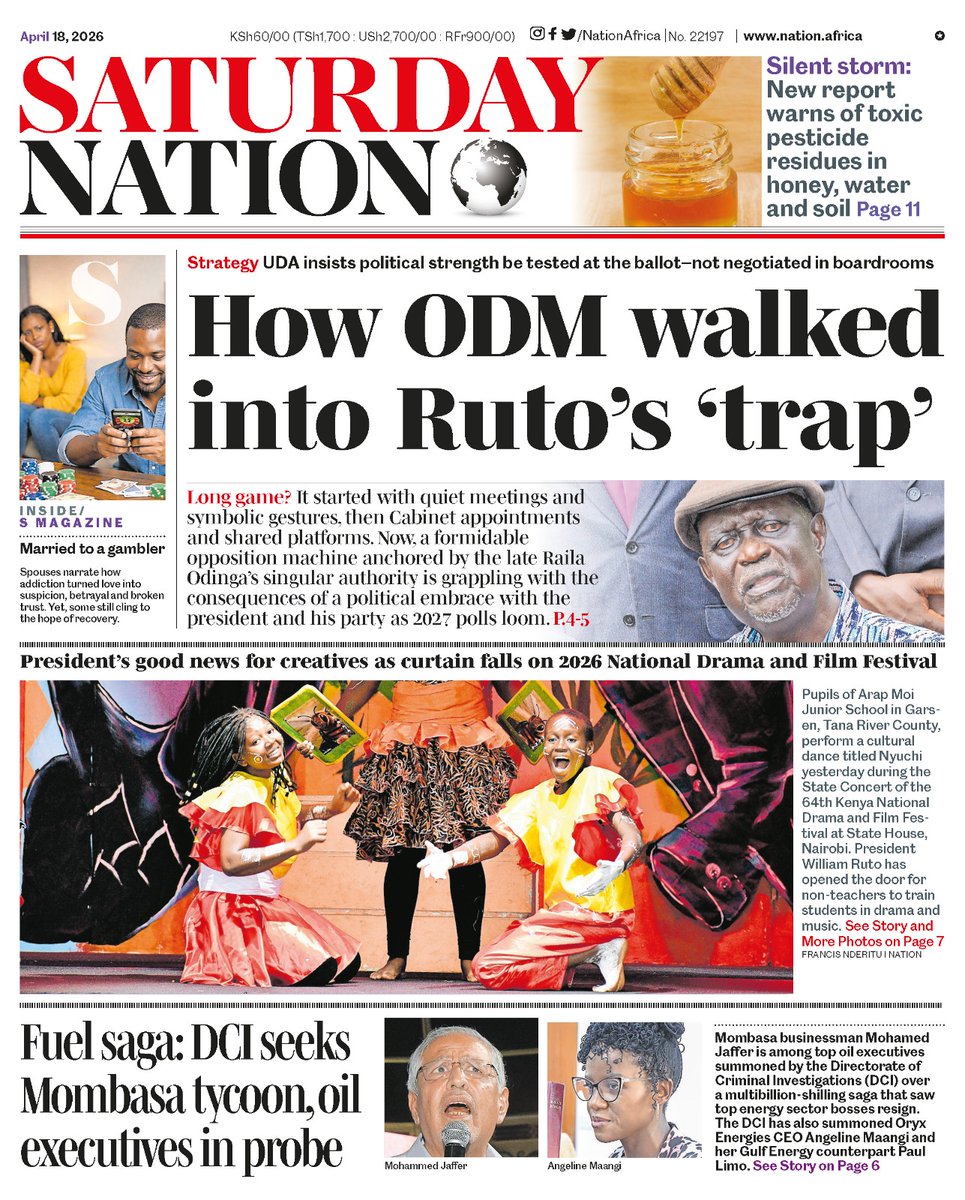 nyanducha's tweet photo. Today's newspaper headlines.
Saturday, 18th April 2026
Contact #Victorock #Kenya on 0706357055 or info@victorockkenya.com for #Ubibot soil, temperature & humidity IoT #sensors, #Sophos firewalls, #Cisco #Meraki firewalls & switches.
#ePaper #Gazeti #Fuel #Shujaa #Pulpit #Wiper https://t.co/K2v9bkkFuI