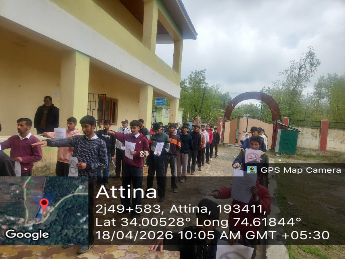 dicbudgam's tweet image. Drug awareness &amp;amp; safety measures programme conducted at BHS Attina Beerwah, sensitizing students about harmful effects of substance abuse and promoting a healthy, drug-free lifestyle.

#NashaMuktBharatAbhiyan #SayNoToDrugs #Beerwah #Budgam #DrugFreeIndia ⁦@diprjk⁩