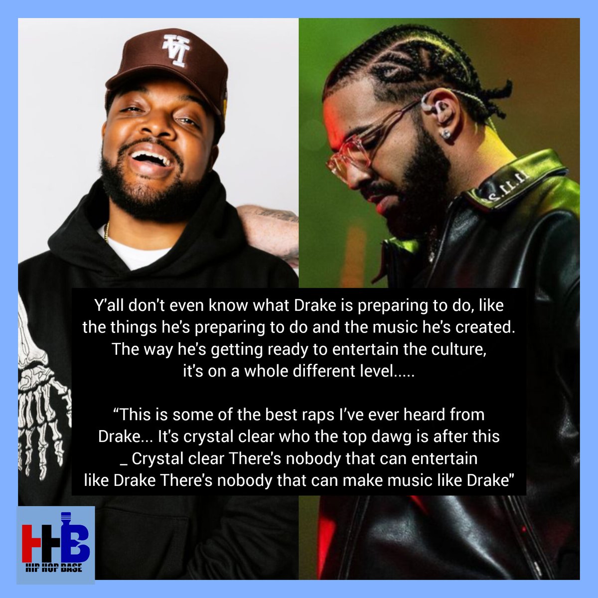 RonalF94847's tweet image. #Mal says #Drake’s "ICEMAN" is "on a whole different level," claiming there is nobody else who can entertain the culture and make music like #Drake‼️👀🤯

Your thoughts?🤔