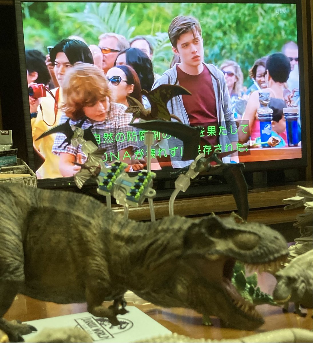 kazuoo0601's tweet image. #USJファン 
#ジュラシックパーク　
#ジュラシックワールド　

このドリンクボトル、「ジュラシックワールド」でもグッズとして登場してるのである意味プロップ