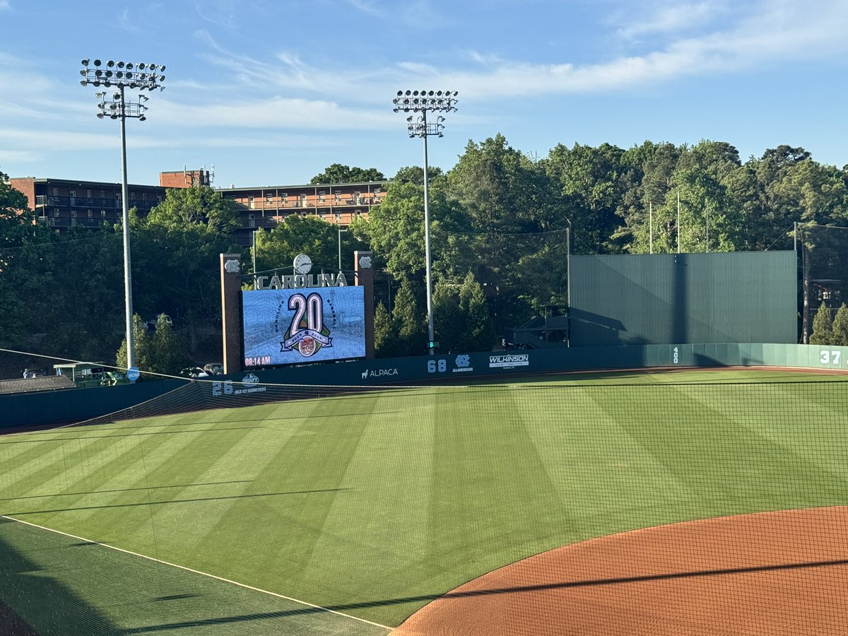 CoachForbes_UNC's tweet photo. Let’s bring it again today 💪

Be in your seats early as we honor the 20th Anniversary of the 2006 CWS Team!

#GoHeels https://t.co/mg8Fb1WqSE