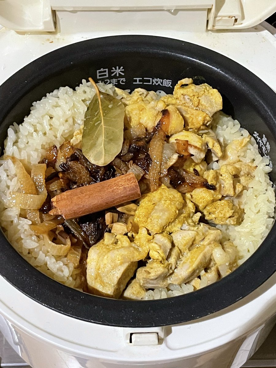 色のんなかったな〜パプリカもっと入れればよかった
#ビリヤニ