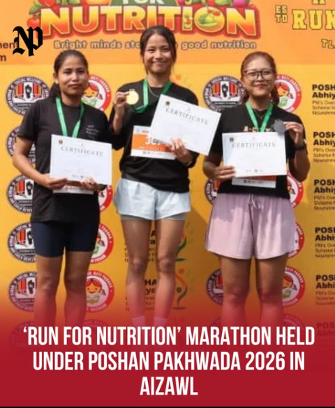 Lalhmingth90922's tweet photo. Running toward a healthier Mizoram 🏃♂️
624 participants unite at MINECO Open Gym for the ‘Run for Nutrition’—promoting fitness and balanced diets.
A powerful step toward stronger, healthier communities.
#Mizoram #RunForNutrition #PoshanPakhwada #Aizawl #HealthyLiving #Fitness https://t.co/0iTqUwnCgg