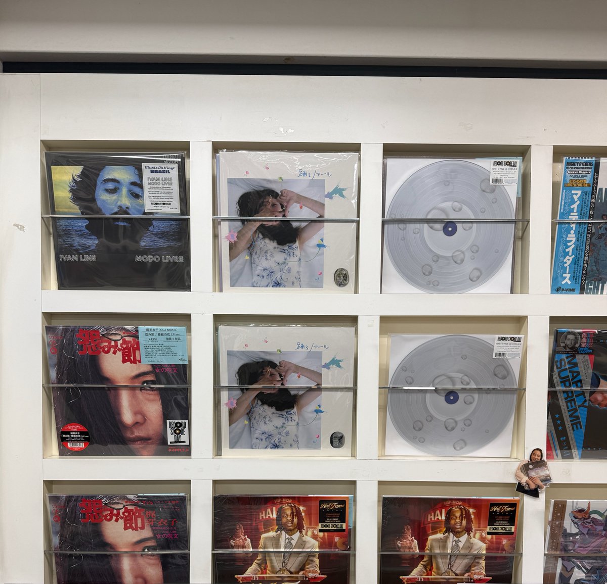 ticromarket's tweet photo. Record Store Day 2026
午後の便で追加のレコードが到着しました。
Selene Gomez / Droplets LP
Polo G / Hall of Fame LP
IVAN LINS / Modo Livre LP
梶芽衣子 / 怨み節 / 修羅の花 12inch
満島ひかり / 踊るノアール 12inch
#レコードストアデイ #RSD26 https://t.co/MqdgoAzELT