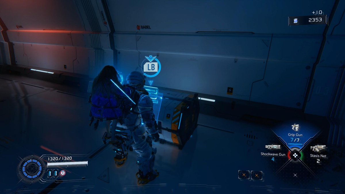 ikemas7's tweet image. このLBで開ける宝箱？にレアアイテムが入ってると。
#プラグマタ #PRAGMATA
#steam