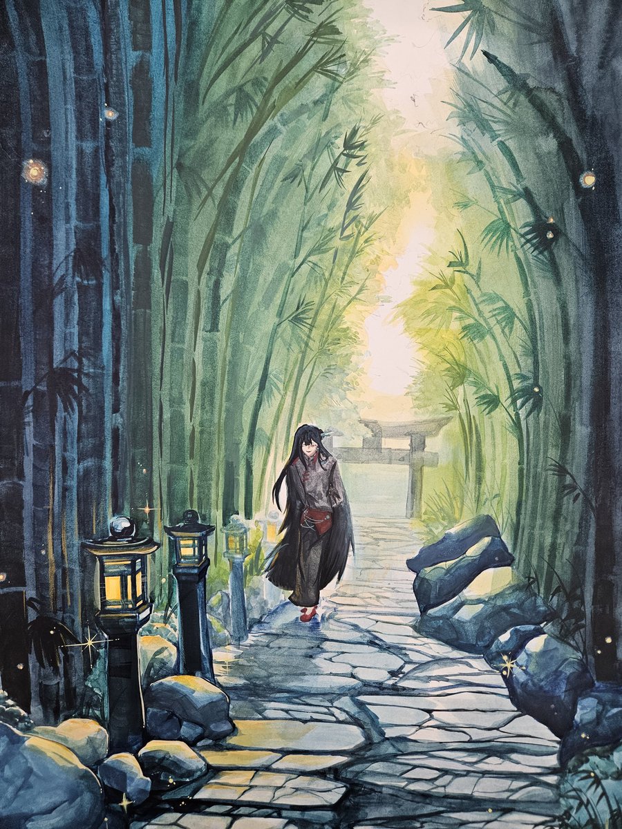 학원에서 완성한 배경작