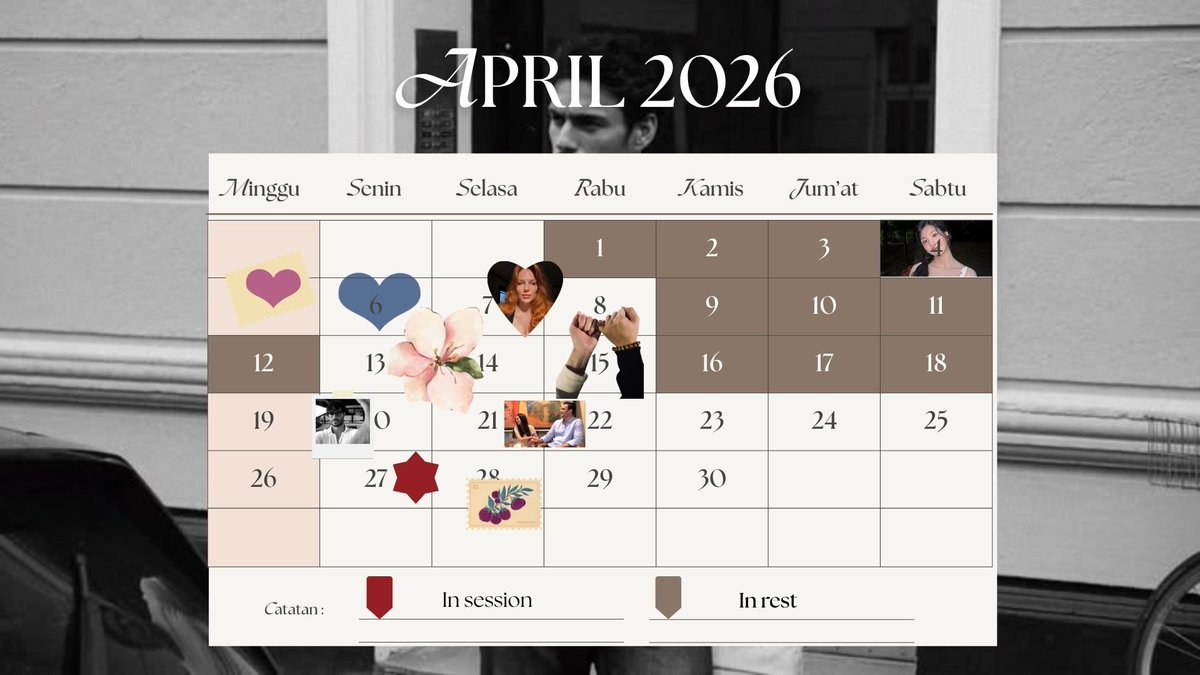 Schedule update! Aricton is on rest for now but is still available for unmarked dates.