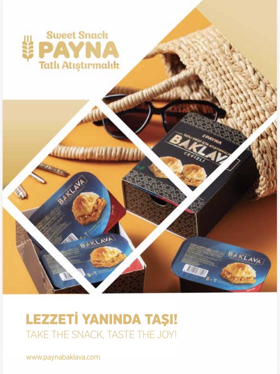 ttanerd's tweet photo. Gelenek tepside kaldı.
Biz baklavayı dünyaya taşıdık.

Payna. Aç, ye, devam et.

#baklava #gıda #ihracat #perakende #sektör #türkiye https://t.co/sdTuHQc7vT