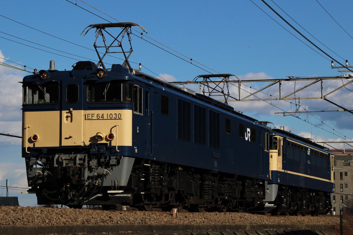 temmabashi's tweet photo. EF64 1030 👋 https://t.co/edNKj0fCXE