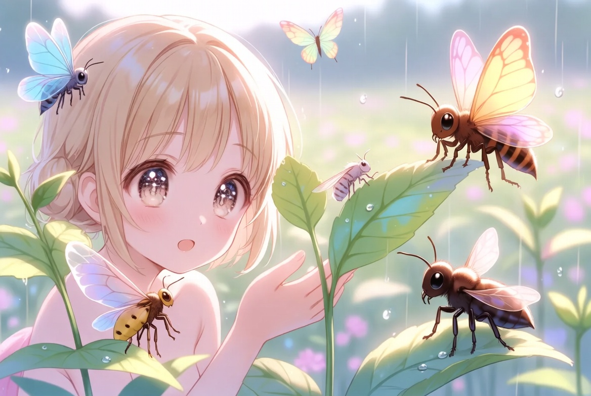 eoaxv's tweet photo. やわらかな葉に忍び寄る静かな気配🌿

すうっと新芽に集まる小さな影🐛
じんわり守る手が動きはじめる✋

ぱちり葉と虫が同じ季節を生きる🌱
ころり攻防が日々の中で続く🌍

ふわり穀雨の畑に命が重なる✨
しずかに成長と試練が並んでいく🌸

#穀雨 #畑のある暮らし #自然と共生 https://t.co/bcjDOWcJrp