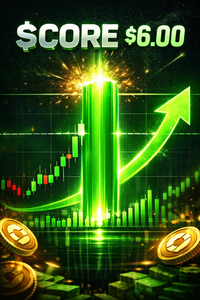 Eno_Crypto5's tweet image. $CORE to $6 (200x) isn’t crazy… it’s realistic 👀

At $0.02 right now —
that’s what a real bull run can do.

Low cap + momentum + narrative = 🚀

People will call it impossible today…
and “obvious” later.

The only difference? Timing.

#CORE #Crypto #Altcoins #200xGem #BullRun
