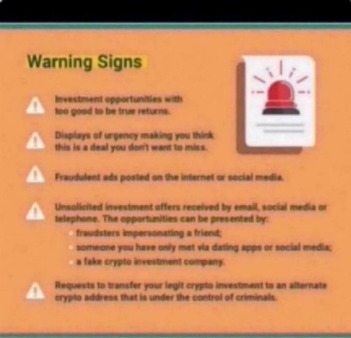 boorddog's tweet image. Do not invest,— #VolenPro

Blocked withdrawals &amp;amp; extra fee demands ❌
⛔ Stop sending more funds.

📩 Affected? Message trusted recovery experts for help. #CryptoRecovery #CryptoScam #Dubai🚨
