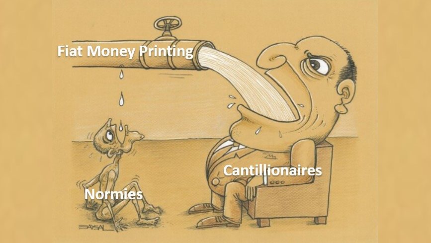 JayW132's tweet photo. Most people have never heard of the Cantillon Effect.

It explains why printing money makes the rich richer and everyone else poorer.

New money doesn't reach everyone equally. It flows to banks, asset holders and governments first. By the time it reaches ordinary people, prices have already risen.

That's not a bug. It's how the system works.