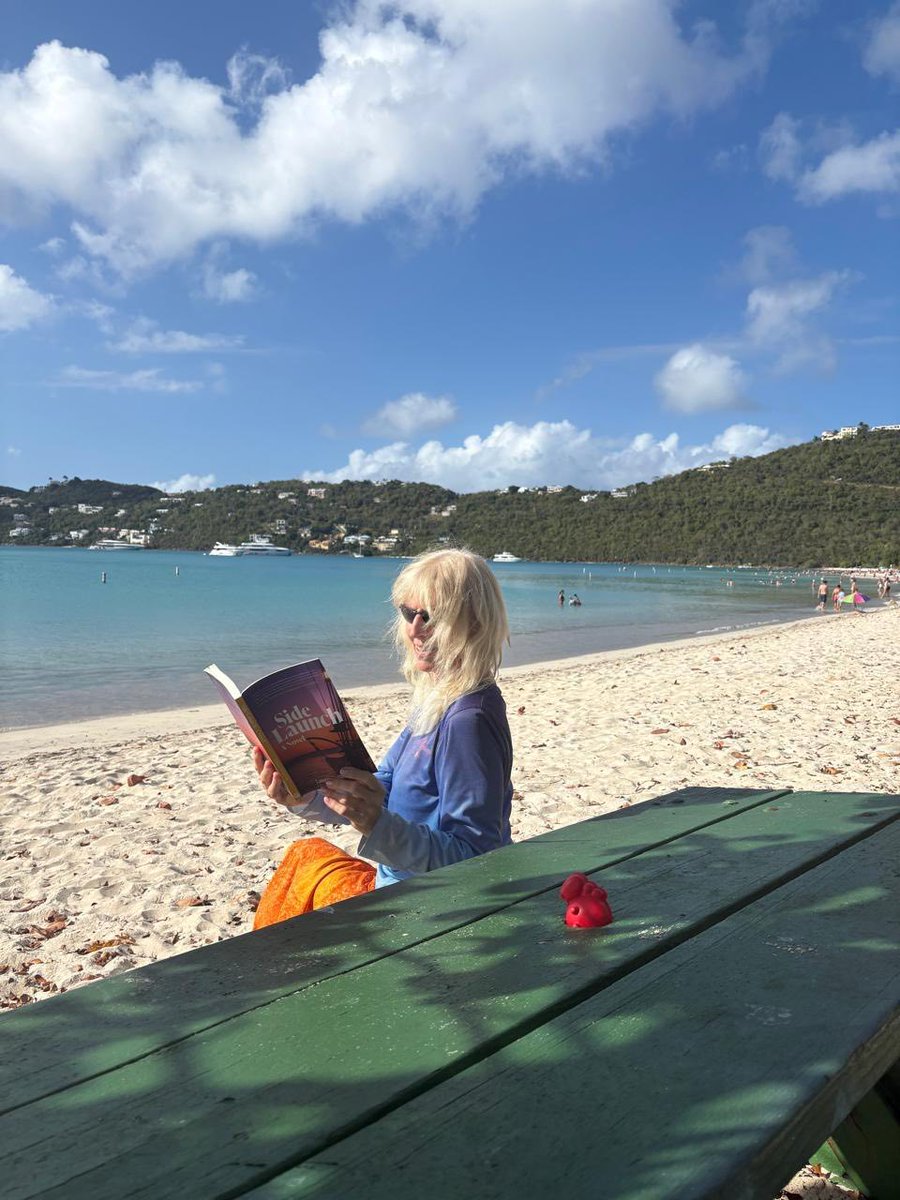 lfullert's tweet photo. My novel Side Launch makes for great reading at Magen's Bay, St. Thomas, US VI. Finest kind!
https://t.co/4vR8NVOFHx https://t.co/ElEmhWOq2H